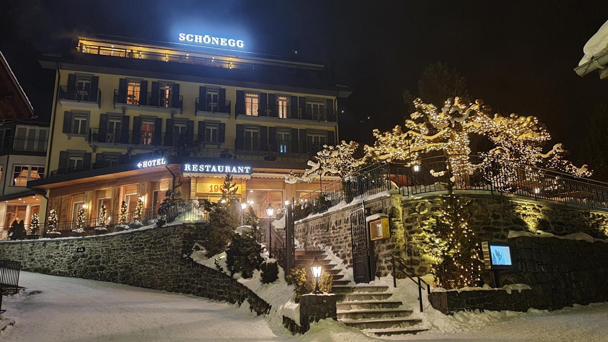 Hotel Schoenegg Wengen Zewnętrze zdjęcie